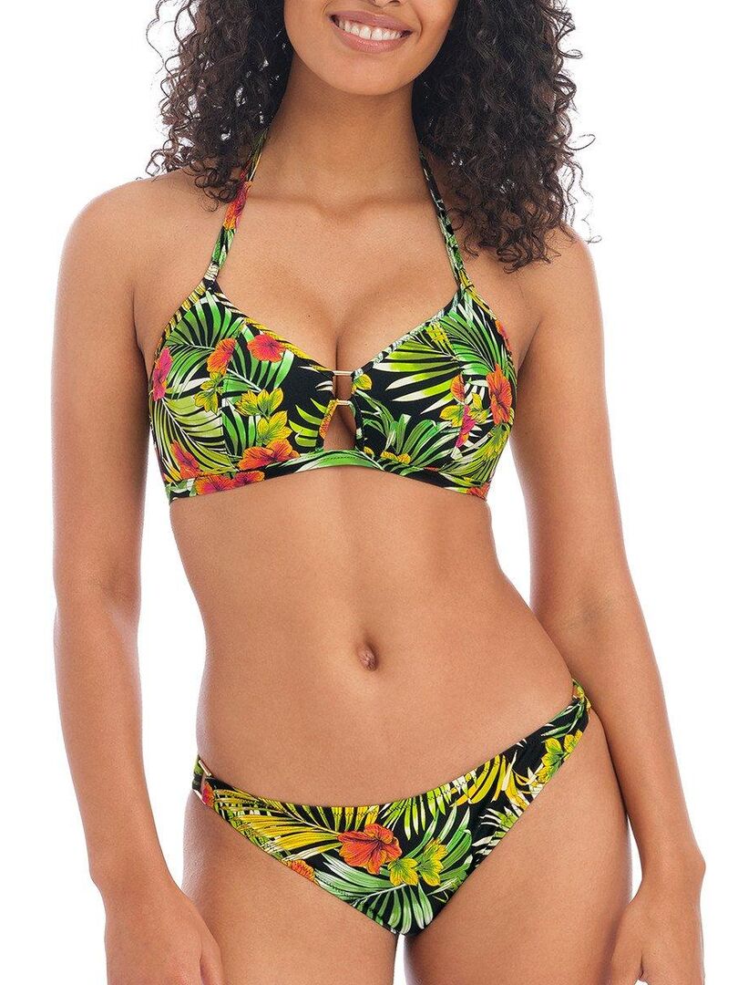 Bas de maillot de bain imprimé tropical Maui daze Vert - Kiabi