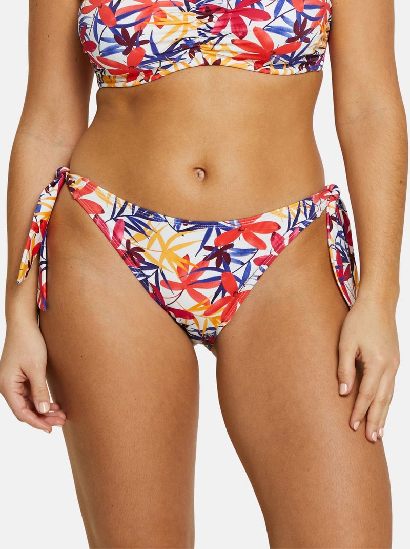 Bas de maillot de bain Island Dream Sans Complexe Blanc / Bleu / Rouge - Kiabi