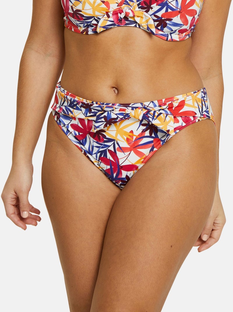 Bas de maillot de bain Island Dream Sans Complexe Blanc / Bleu / Rouge - Kiabi
