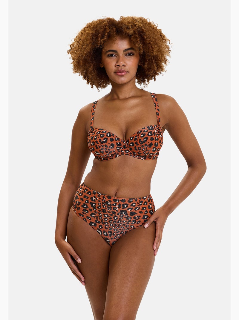 Bas de maillot de bain langkawi sans complexe lingerie Marron caramel - Kiabi