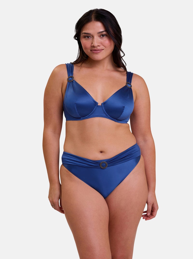 Bas de maillot de bain maui sans complexe lingerie Bleu outremer - Kiabi