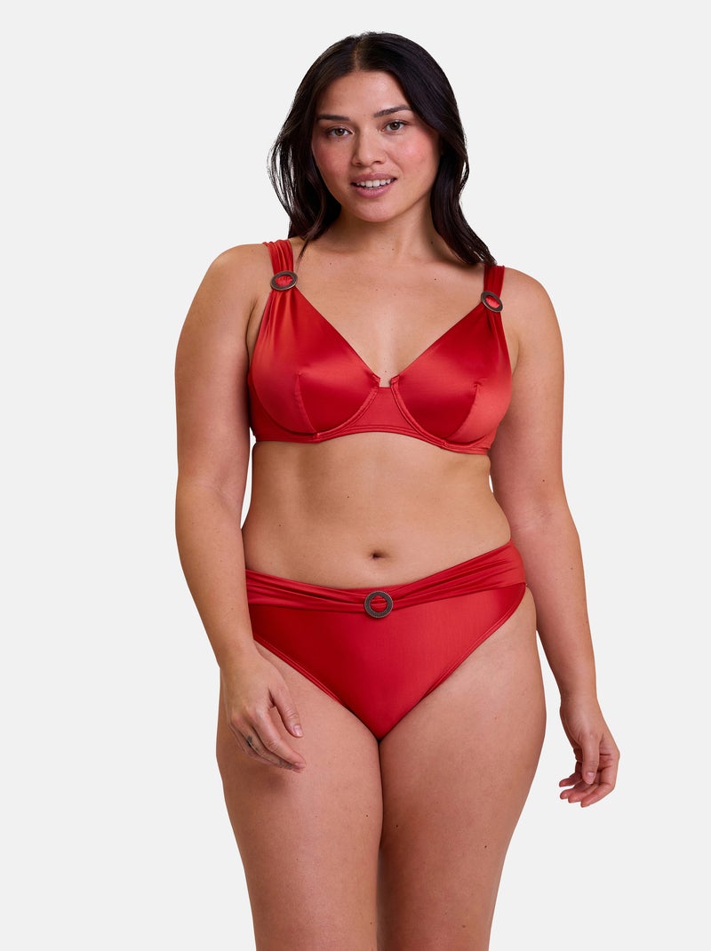 Bas de maillot de bain maui sans complexe lingerie Orange - Kiabi