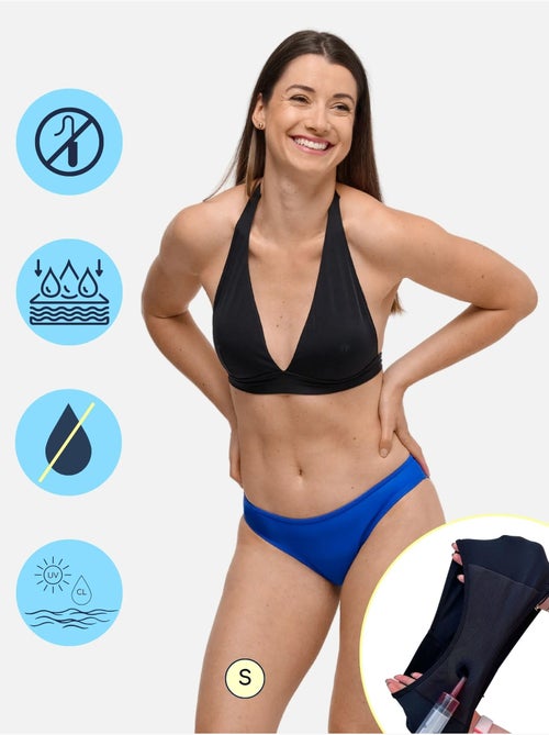 Bas de Maillot de Bain Menstruel - Femme & Ado - Flux Moyen - Eva Bleu - SORIO - Kiabi Bas de Maillot de Bain Menstruel - Femme & Ado - Flux Moyen - Eva Bleu - SORIO - Kiabi