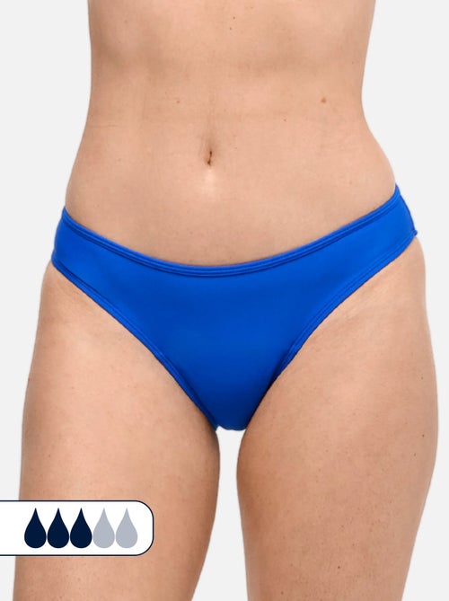 Bas de Maillot de Bain Menstruel - Femme & Ado - Flux Moyen - Eva Bleu - SORIO - Kiabi