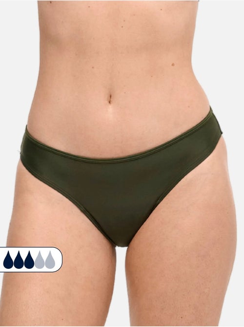 Bas de Maillot de bain Menstruel - Femme & Ado - Flux Moyen - Eva Kaki - SORIO - Kiabi Bas de Maillot de bain Menstruel - Femme & Ado - Flux Moyen - Eva Kaki - SORIO - Kiabi