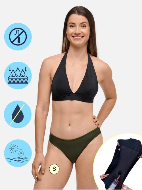 Bas de Maillot de bain Menstruel - Femme & Ado - Flux Moyen - Eva Kaki - SORIO - Kiabi Bas de Maillot de bain Menstruel - Femme & Ado - Flux Moyen - Eva Kaki - SORIO - Kiabi