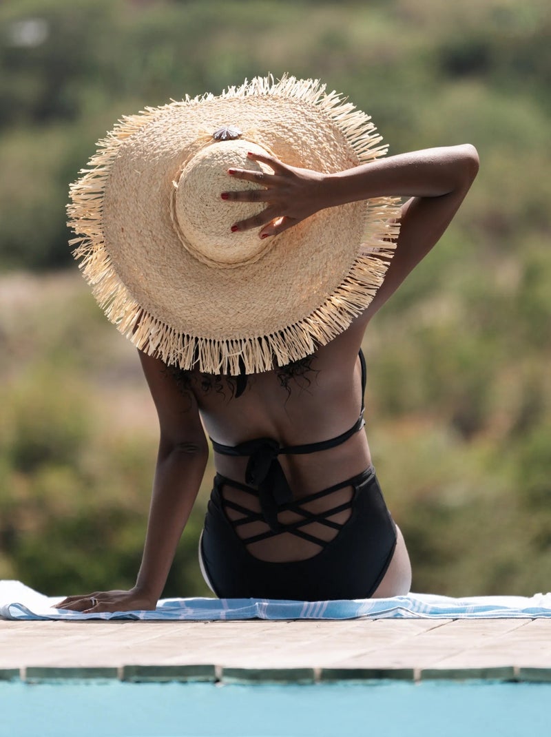 Bas de Maillot de bain Menstruel - Femme & Ado - Flux Moyen - Nola - SORIO Noir - Kiabi