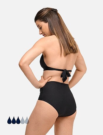 Bas de Maillot de bain Menstruel - taille haute - Flux Moyen - Naya - SORIO