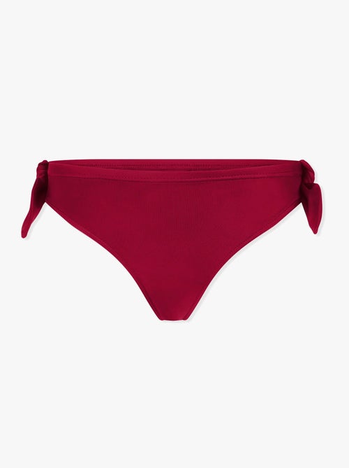 Bas de maillot de bain menstruel à nœuds - Culotte Femme - SMOON - Kiabi