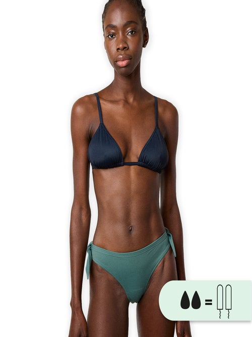 Bas de maillot de bain menstruel à nœuds - Culotte Femme - SMOON - Kiabi