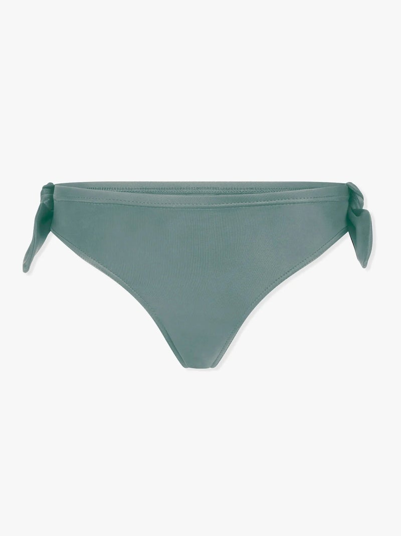 Bas de maillot de bain menstruel à nœuds - Culotte Femme - SMOON Kaki - Kiabi