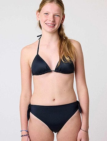 Bas de maillot de bain menstruel à nœuds étanche - Culotte Ado - Flux moyen