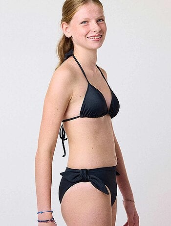 Bas de maillot de bain menstruel à nœuds étanche - Culotte Ado - Flux moyen