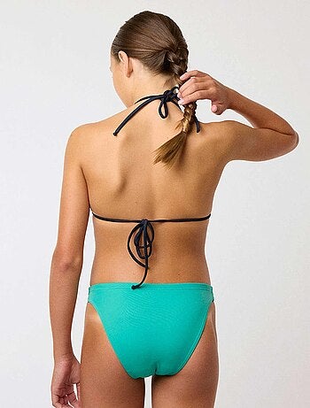 Bas de maillot de bain menstruel à nœuds étanche - Culotte Ado - Flux moyen