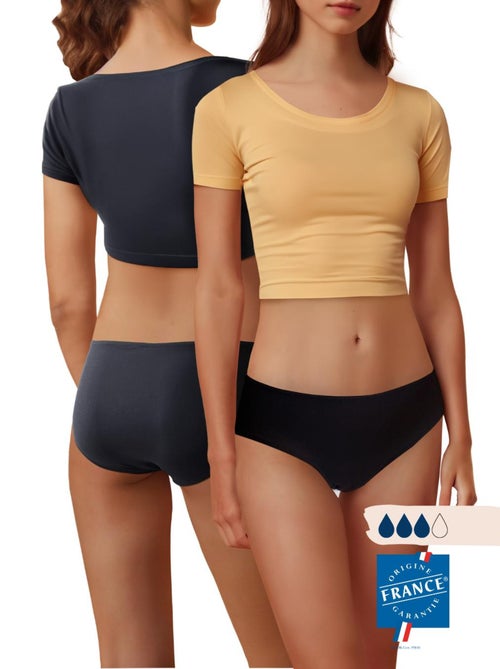 Bas de maillot de bain menstruel Ado - Flux Plus - Kiabi