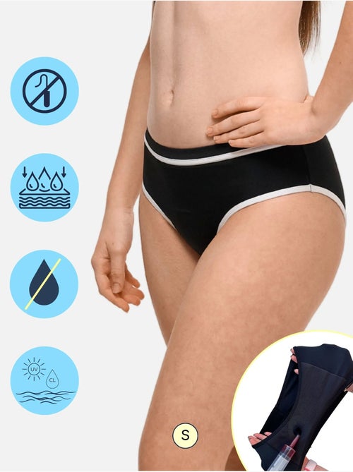 Bas de Maillot de bain Menstruel Adolescente - Flux Moyen - Ava - SORIO - Kiabi Bas de Maillot de bain Menstruel Adolescente - Flux Moyen - Ava - SORIO - Kiabi