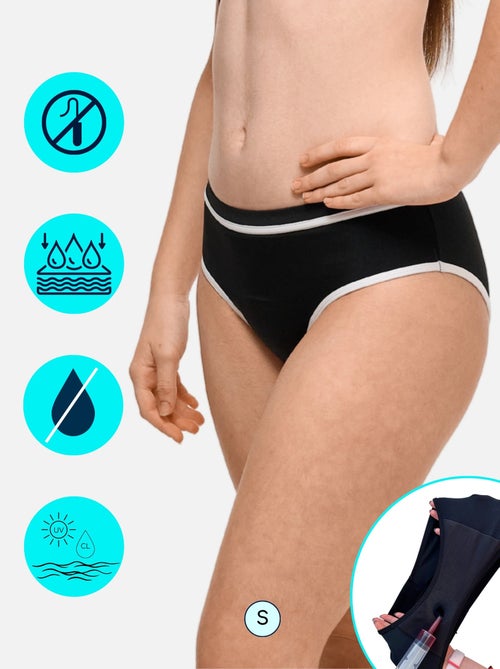 Bas de Maillot de bain Menstruel Adolescente - Flux Moyen - Ava - SORIO - Kiabi