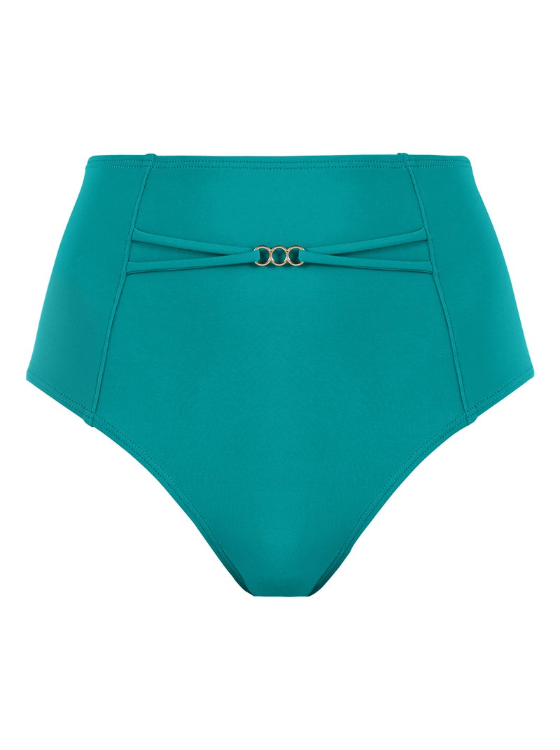 Bas de maillot de bain moorea sans complexe lingerie Vert émeraude - Kiabi