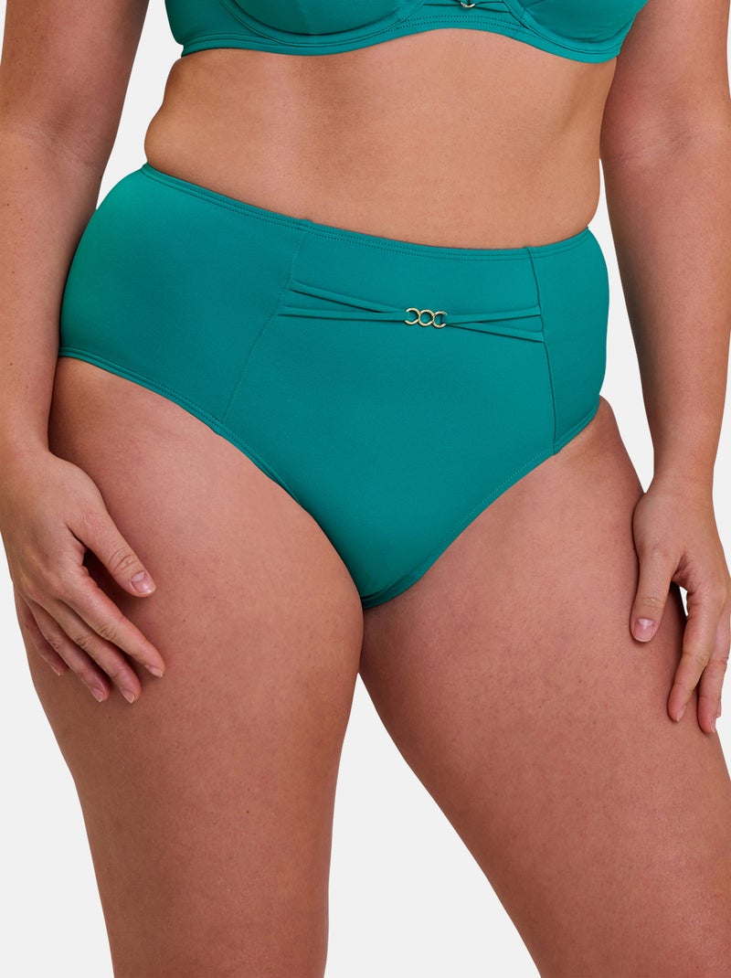 Bas de maillot de bain Moorea Sans Complexe Vert - Kiabi