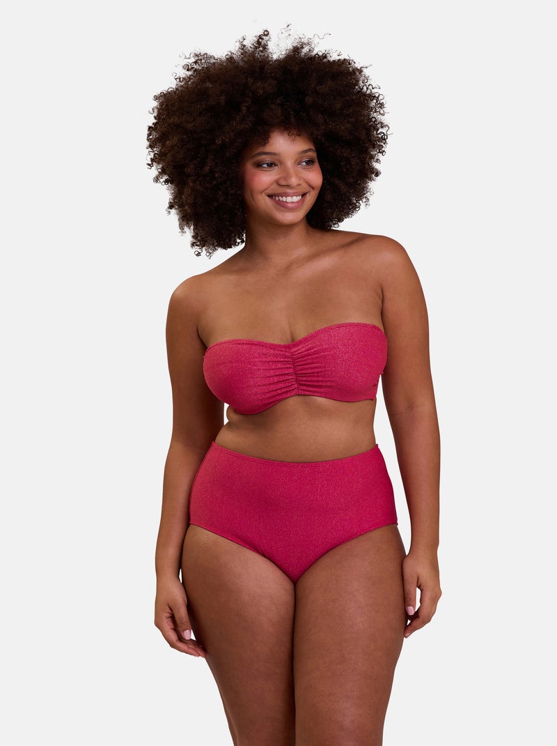 Bas de maillot de bain Reflet Sans Complexe Rose - Kiabi