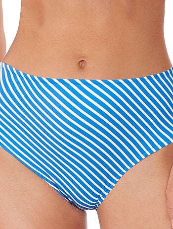 Bas de maillot de bain rétro taille haute Beach hut - Kiabi