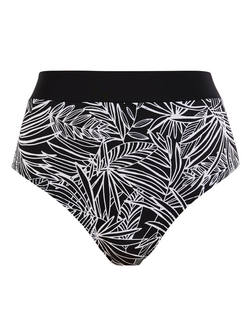 Bas de maillot de bain Seychelles Sans Complexe Noir Blanc - Kiabi
