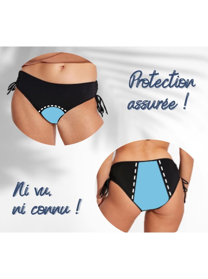 Bas De Maillot De Bain Shorty Menstruel | Gerard Pasquier Noir - Kiabi