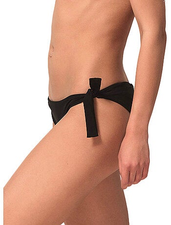 Bas de maillot de bain slip à nouettes blue sense