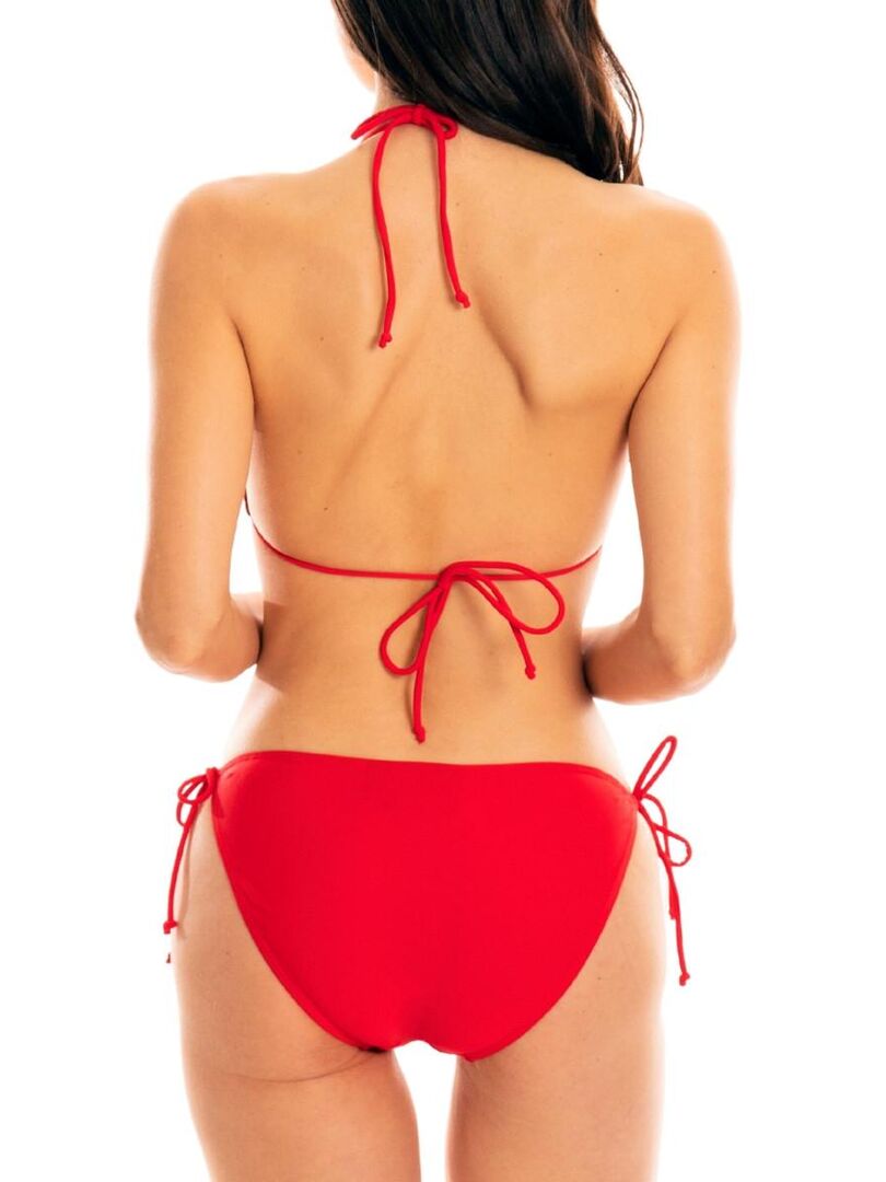 Bas de maillot de bain slip bikini Sofia Rouge - Kiabi