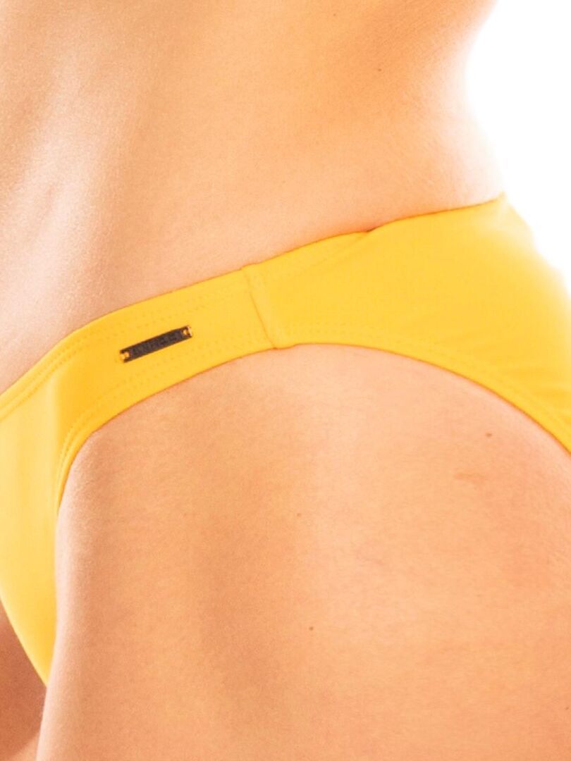 Bas de maillot de bain slip classique Alba Jaune - Kiabi