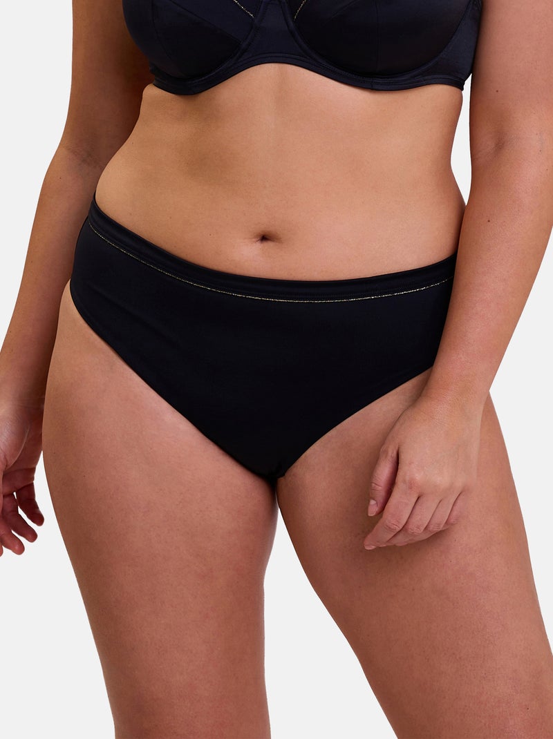 Bas de maillot de bain Speekaboo Shape Sans Complexe Noir - Kiabi