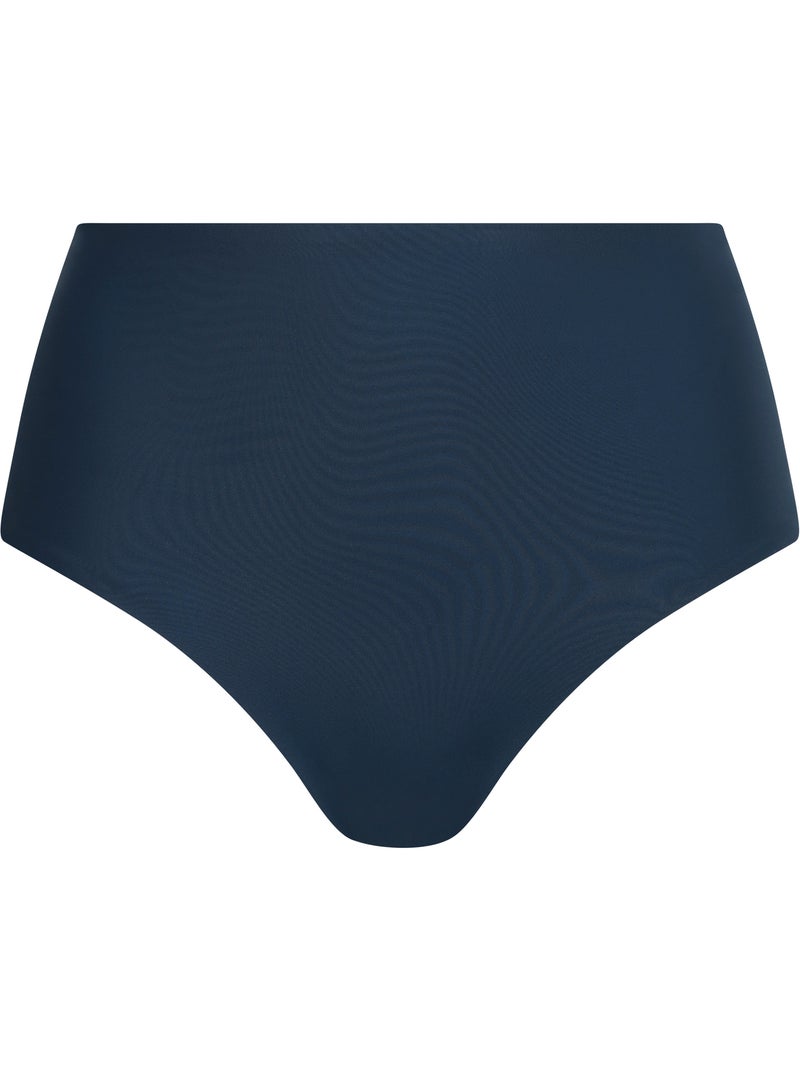 Bas de maillot de bain taille haute Silhouette Bleu foncé - Kiabi