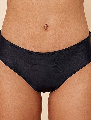 Bas de maillot menstruel ARIEL Noir flux Medium