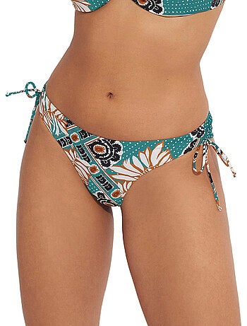 Bas de maillot shorty de bain à nouettes bari
