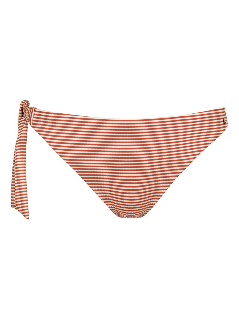 Bas de maillot slip de bain à nouette lascari Rouge - Kiabi