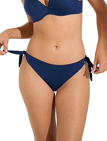 Bas de maillot slip de bain à nouettes palma