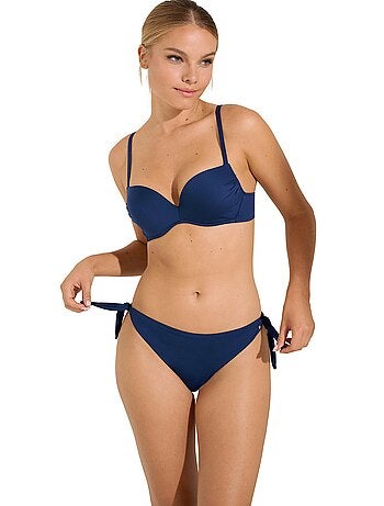 Bas de maillot slip de bain à nouettes palma