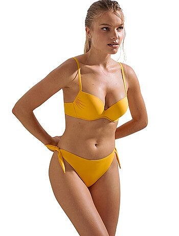 Bas de maillot slip de bain à nouettes palma