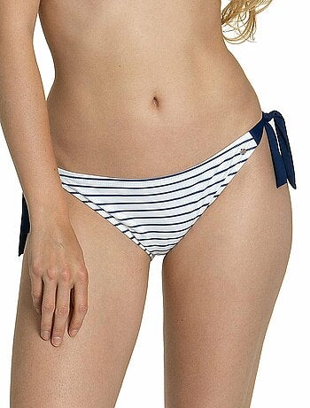 Bas de maillot slip de bain à nouettes puerto rico