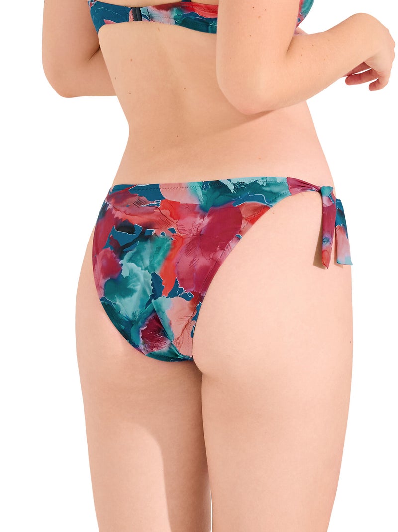Bas de maillot slip de bain à nouettes roma Bleu - Kiabi