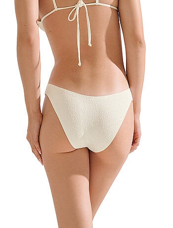 Bas de maillot slip de bain échancré taille basse malaga