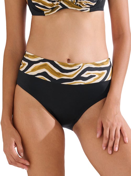 Bas de maillot slip de bain gainant taille haute tanzania - Kiabi Bas de maillot slip de bain gainant taille haute tanzania - Kiabi
