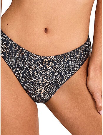 Bas de maillot slip de bain indigo