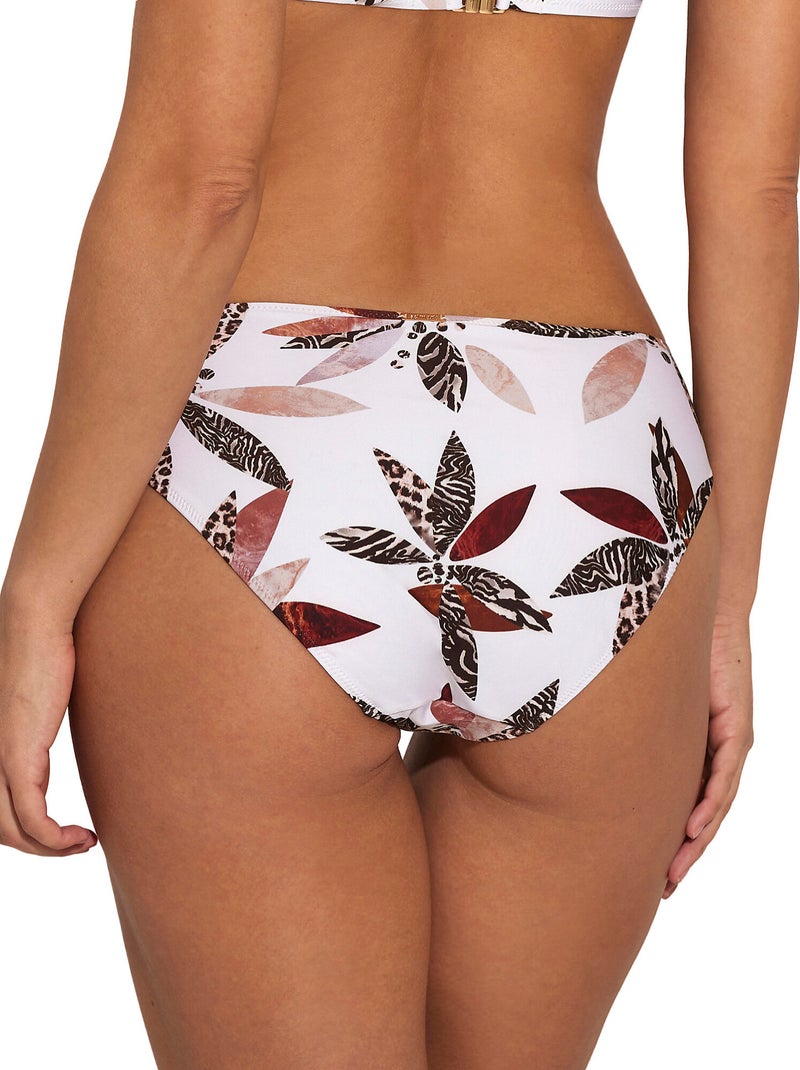 Bas de maillot slip de bain jamaica Blanc - Kiabi