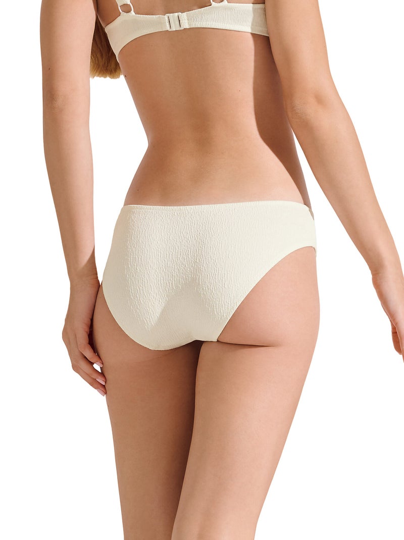 Bas de maillot slip de bain malaga Ecru - Kiabi