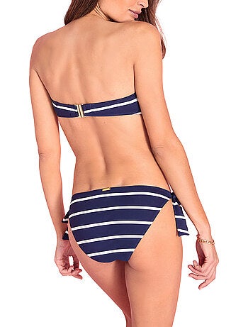 Bas de maillot slip de bain taille basse à nouettes ipanema