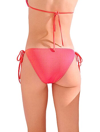Bas de maillot slip de bain taille basse à nouettes nairobi
