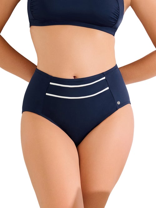 Bas de maillot slip de bain taille haute amincissant uvita - Kiabi Bas de maillot slip de bain taille haute amincissant uvita - Kiabi