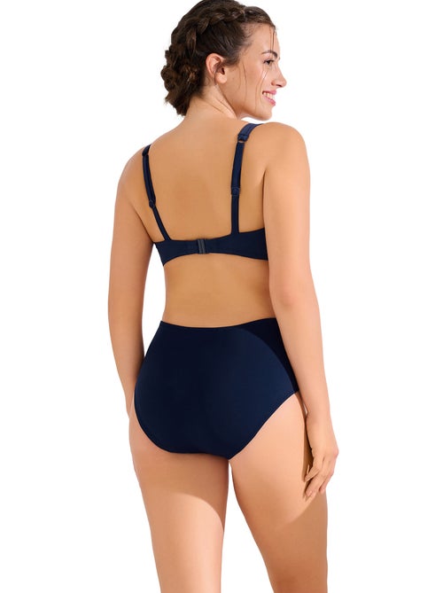 Bas de maillot slip de bain taille haute amincissant uvita - Kiabi Bas de maillot slip de bain taille haute amincissant uvita - Kiabi