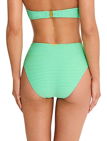 Bas de maillot slip de bain taille haute bikini bay